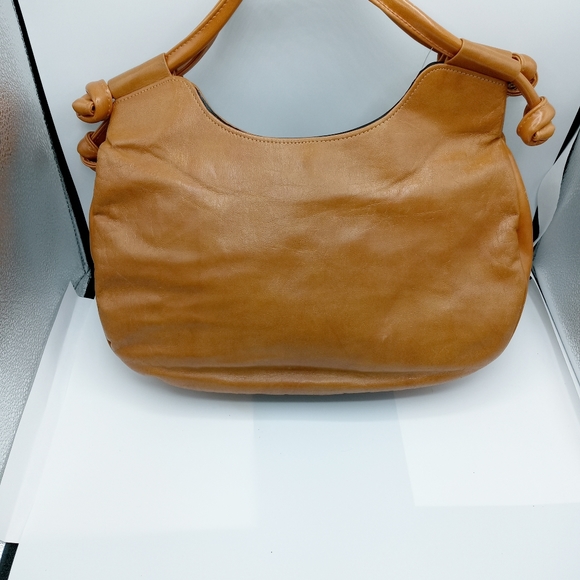 Vintage Knot Handle Hobo in British Tan - Picture 7 of 12